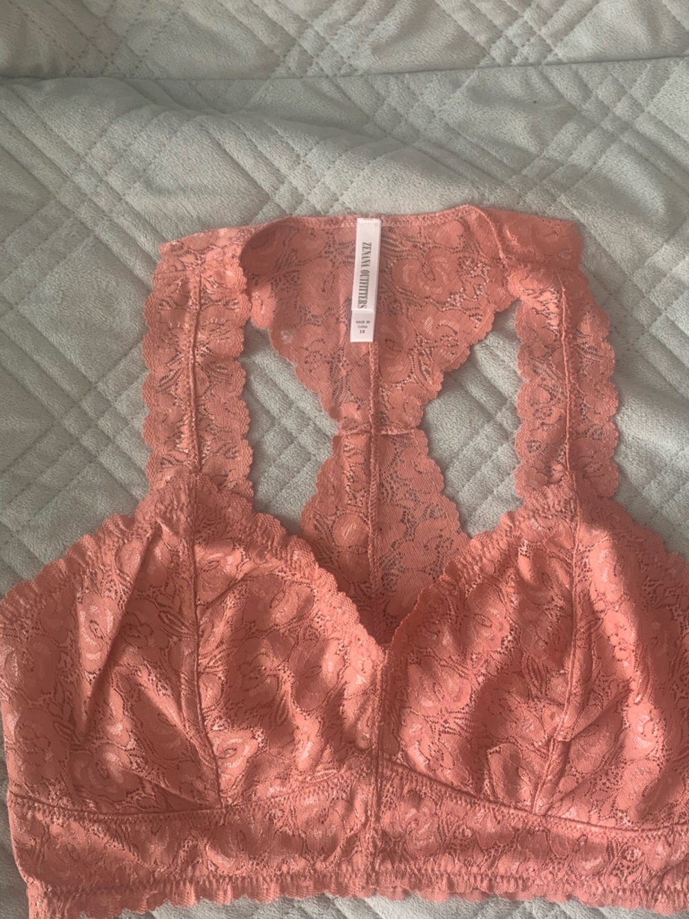 Zenana Outfitters Rose Lace Bralette